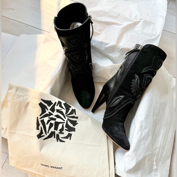 EUC Isabel Marant Farrah Mid Boots size 37 - Picture 5 of 5